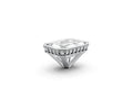 Emerald 2ct Centre Setting with Hidden Halo