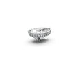 Pear 2ct Centre Setting with Hidden Halo