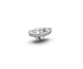 Pear 5ct Centre Setting with Hidden Halo