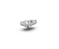 Pear 7ct Centre Setting with Hidden Halo