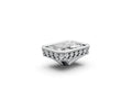 Radiant 1ct Centre Setting with Hidden Halo