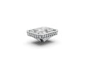 Radiant 3ct Centre Setting with Hidden Halo
