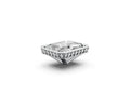 Radiant 4ct Centre Setting with Hidden Halo