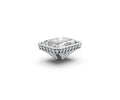 Radiant 5ct Centre Setting with Hidden Halo