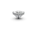 Asscher 2ct Centre Setting with Hidden Halo