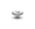 Asscher 3ct Centre Setting with Hidden Halo