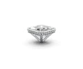Asscher 7ct Centre Setting with Hidden Halo
