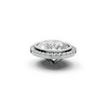 Oval 5ct Centre Setting with Halo