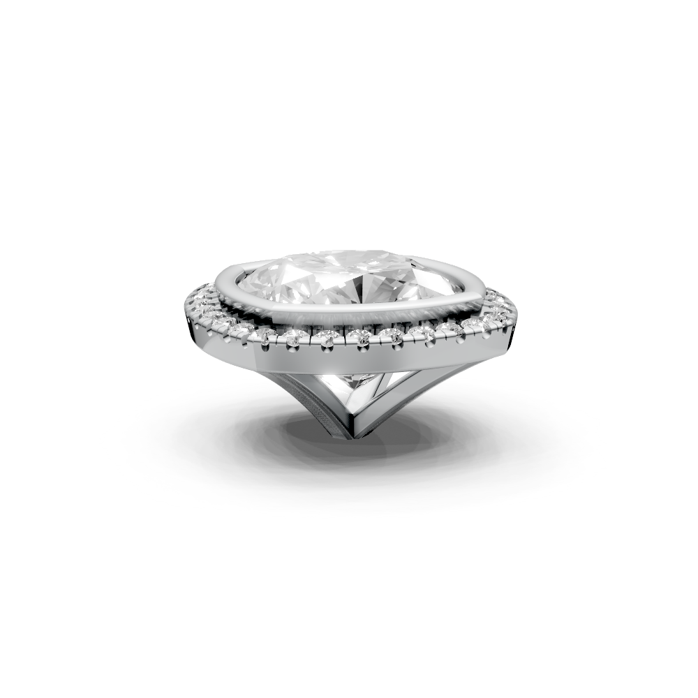 Cushion 4ct Centre Setting with Halo