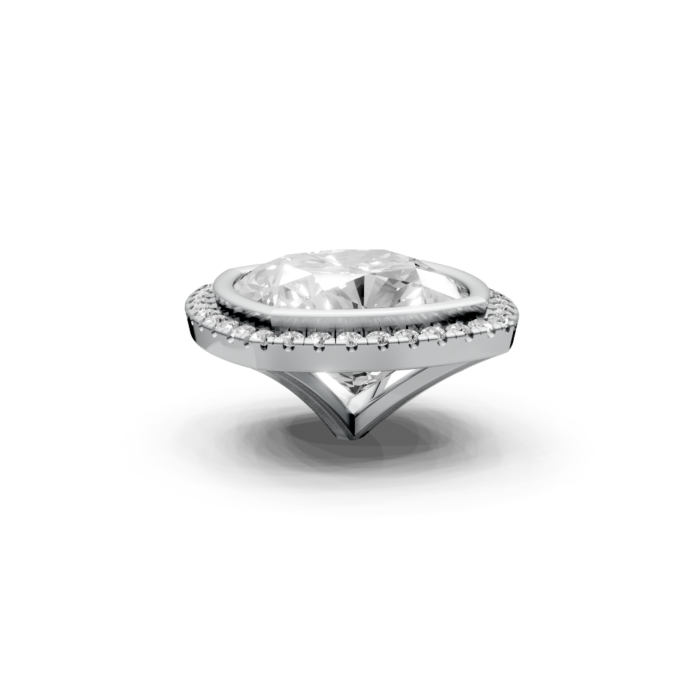 Cushion 7ct Centre Setting with Halo
