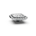 Radiant 2ct Centre Setting with Halo