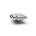Radiant 7ct Centre Setting with Halo