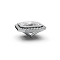 Asscher 4ct Centre Setting with Halo