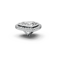 Heart 3ct Centre Setting with Halo