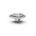 Heart 5ct Centre Setting with Halo