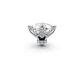 Cushion 3ct Centre Setting with Hidden Halo