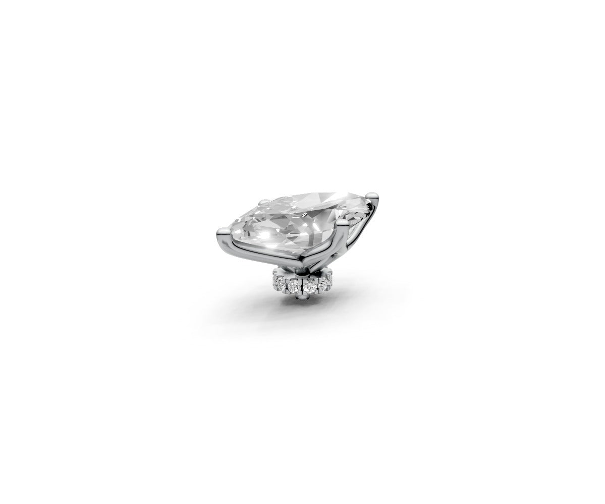 Marquise 5ct Centre Setting with Hidden Halo