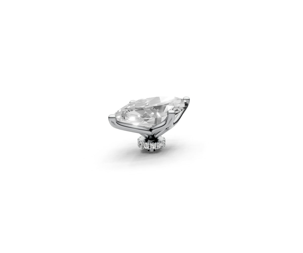 Marquise 7ct Centre Setting with Hidden Halo