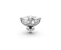 Asscher 5ct Centre Setting with Hidden Halo