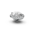 Oval 2ct Centre Setting with Halo