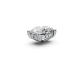Oval 1ct Centre Setting with Hidden Halo