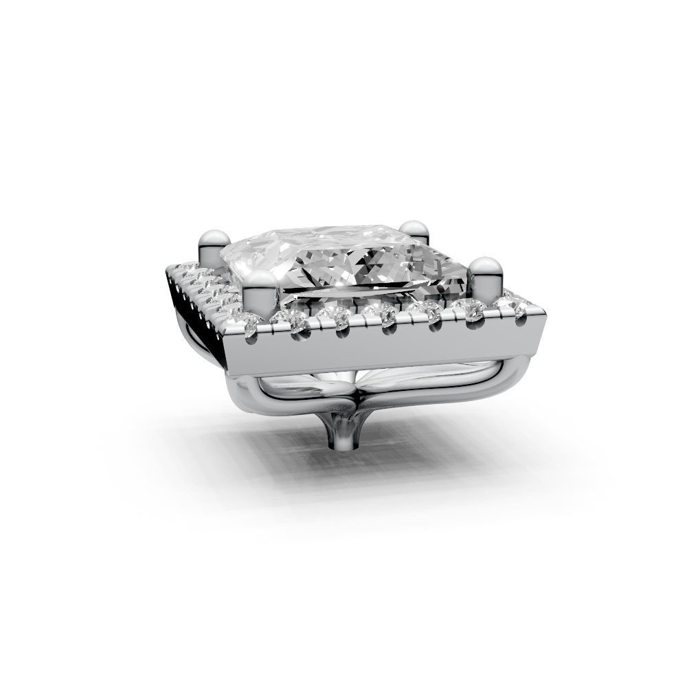 Princess 1ct Centre Setting with Halo