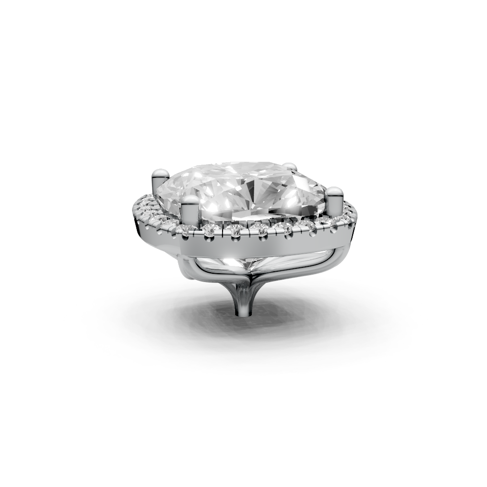 Cushion 4ct Centre Setting with Halo