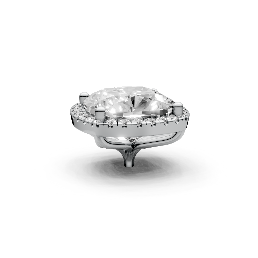 Cushion 5ct Centre Setting with Halo