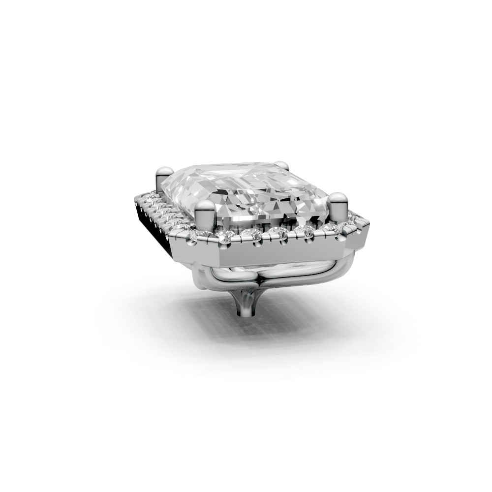 Emerald 3ct Centre Setting with Halo