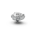 Pear 2ct Centre Setting with Halo