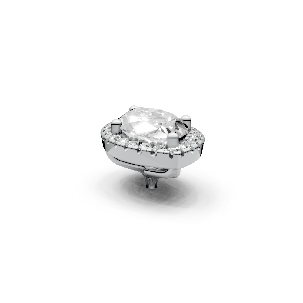Marquise 1ct Centre Setting with Halo