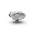 Asscher 4ct Centre Setting with Halo