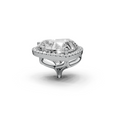 Heart 4ct Centre Setting with Halo