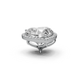 Heart 5ct Centre Setting with Halo