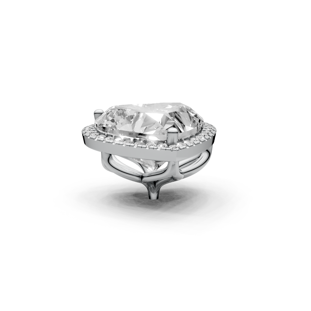 Heart 7ct Centre Setting with Halo