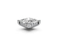 Princess 1ct Centre Setting with Hidden Halo