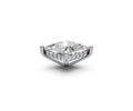 Princess 2ct Centre Setting with Hidden Halo