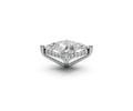 Princess 4ct Centre Setting with Hidden Halo