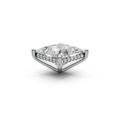 Princess 5ct Centre Setting with Hidden Halo
