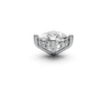 Cushion 1ct Centre Setting with Hidden Halo