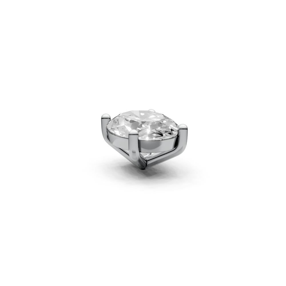 Oval 2ct Centre Setting
