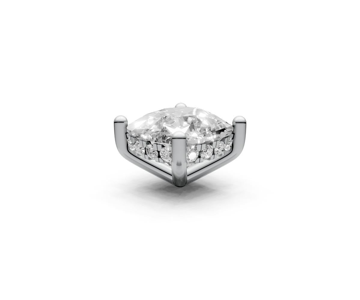 Cushion 2ct Centre Setting with Hidden Halo