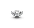 Cushion 3ct Centre Setting with Hidden Halo