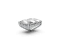 Emerald 5ct Centre Setting with Hidden Halo