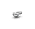 Pear 4ct Centre Setting with Hidden Halo