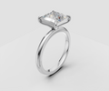 3ct Princess Solitaire - Laboratory Grown Diamond
